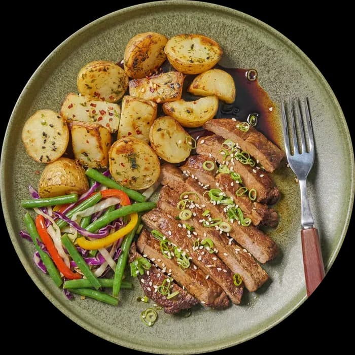 Asian Steak and Potatoes