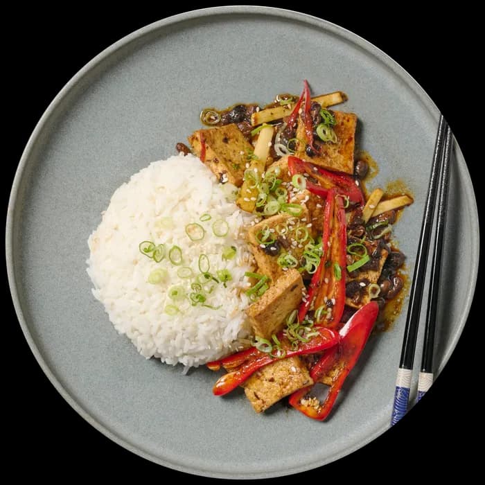 Black Bean Tofu Stir-Fry
