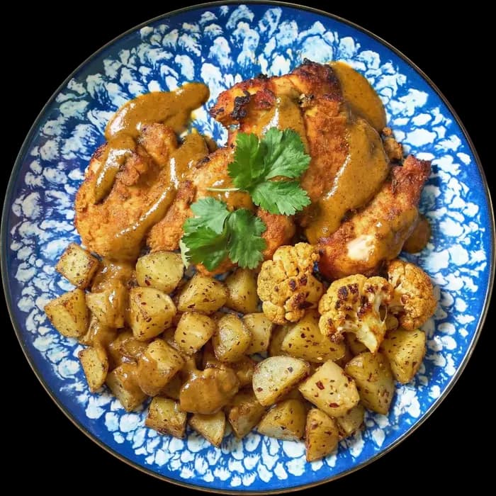 Oven-Baked Tandoori Chicken Thighs