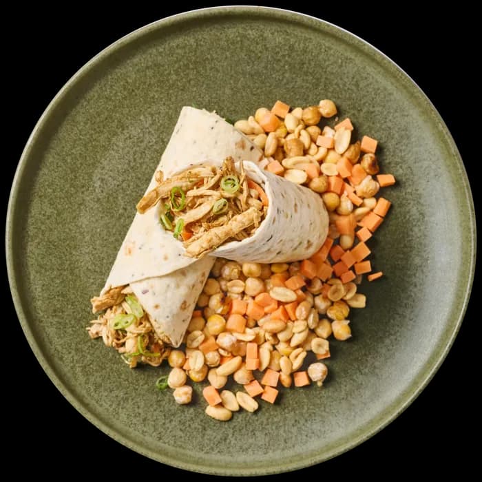 Peanut Chicken Crunch Wrap