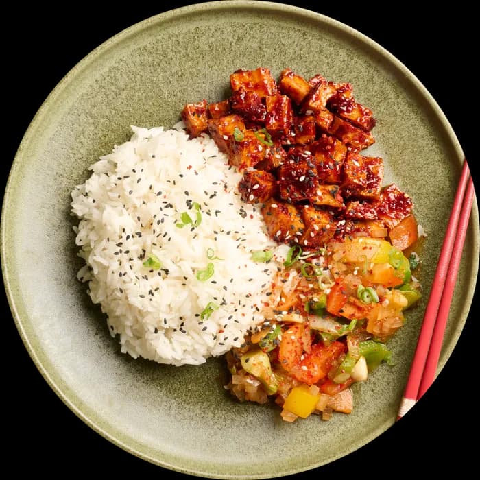 Spicy Korean Sesame Tofu