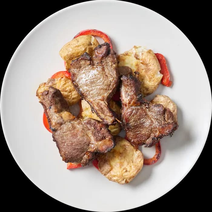 Vietnamese Lamb Chops with Smashed Potatoes